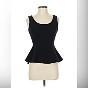 Seductions | black stretchy sleeveless top | size s